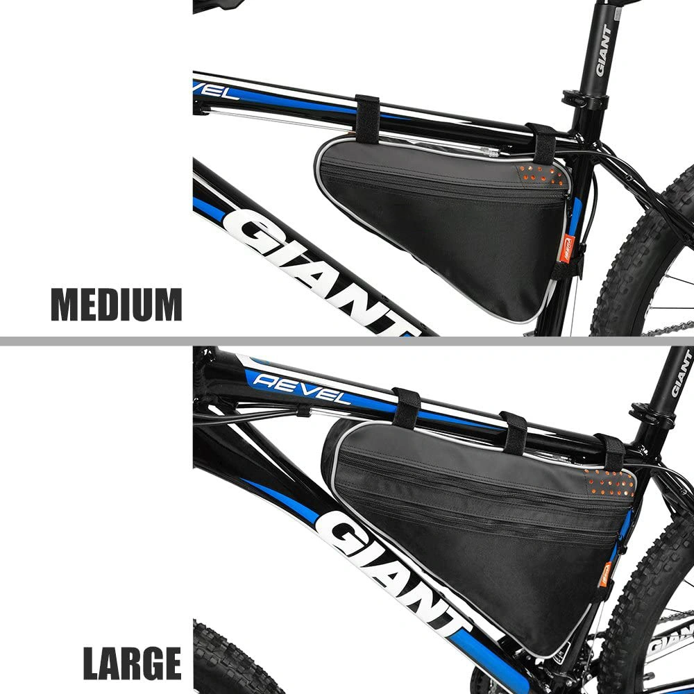 Bike Triangle Frame Bag Bicycle Cycling Storage Triangle Top Tube Front Pouch Saddle Bag