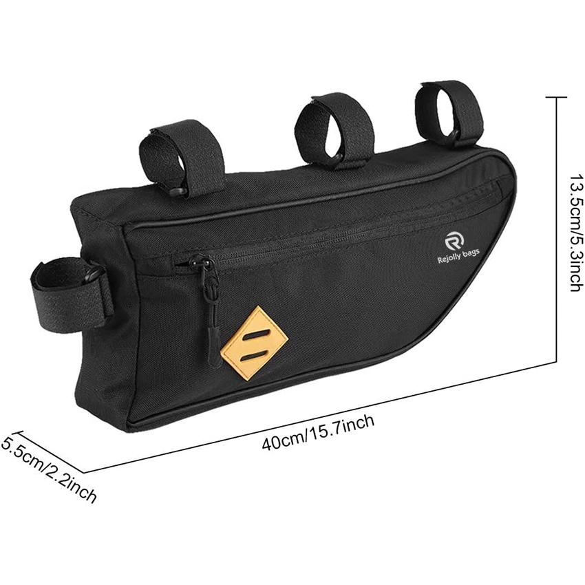 Bike Frame Bag, Triangle Waterproof Pouch Under The Front Top Tube for Cycling Bicycle Accessories Bicycle Bag